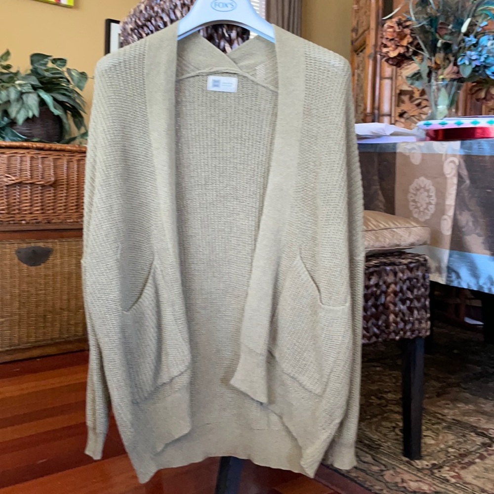 Look by M New York Oliver Green Knit Sweater /One Size